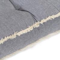 VidaXL Bankkussen pallet 120x80x10 cm blauw - thumbnail