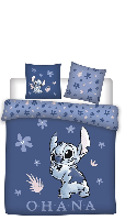 Stitch Dekbedovertrek 240 x 220 cm - katoen (blauw) - thumbnail