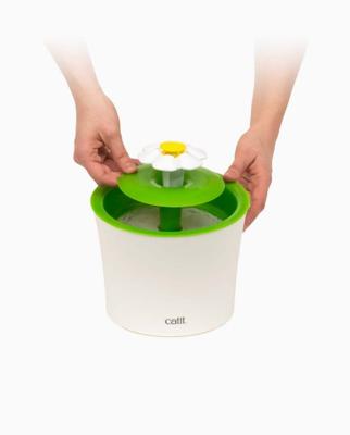 Catit Waterfilter met drievoudige werking, set van 2 stuks, wit