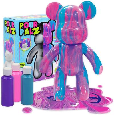 Pour PalZ Large Paint Bear Berry Blast gietverfset