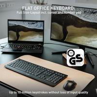 CHERRY KW 3000 toetsenbord Universeel RF Draadloos QWERTY US International Zwart - thumbnail