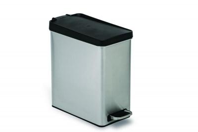 Simplehuman Afvalemmer Profile 10 liter (zilver)