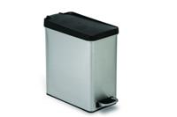 Simplehuman Afvalemmer Profile 10 liter (zilver) - thumbnail