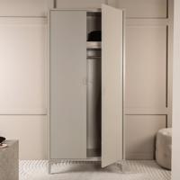 Nohr Kledingkast 'Danyella' 183 x 85cm, kleur Beige - thumbnail