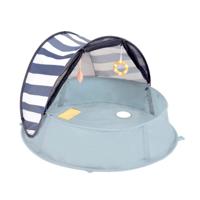 anti-UV UPF50+ pop-up tent Aquani BABYMOOV blauw wit grijs - thumbnail