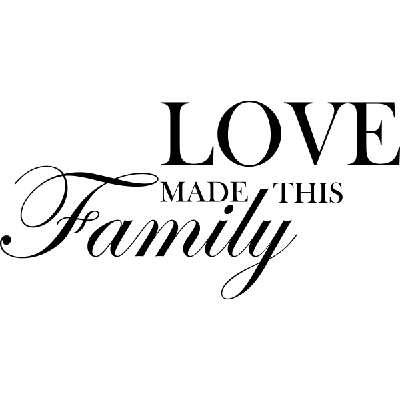 Love made this - Muursticker Love made this - Muursticker