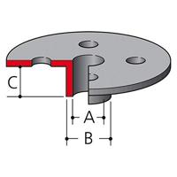 Makita 164388-3 Kopieerring 12mm - thumbnail