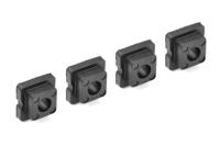 Team Corally - Bushings Set - For 4mm Shock Tower - Through hole - 0 Deg - Composite - 4 pcs - thumbnail