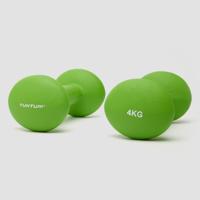 Tunturi Neopreen Dumbell 4 kg Green - thumbnail