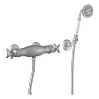 Douchemengkraan Tres Clasic Incl handdouche RVS - thumbnail