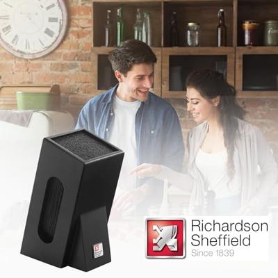 Richardson Sheffield Spaghetti Rods Houten Messenblok Zwart