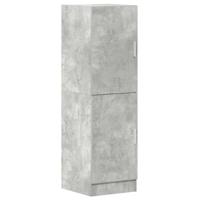 Keukenkast 38x41,5x131,5 cm bewerkt hout betongrijs - thumbnail