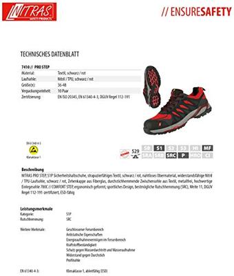 NITRAS SAFETY Safety shoes gr. 44 nitras pro step i - thumbnail
