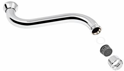 Cornat Zwenkuitloop Wandkraan S-Vorm 150Mm - TEC351001