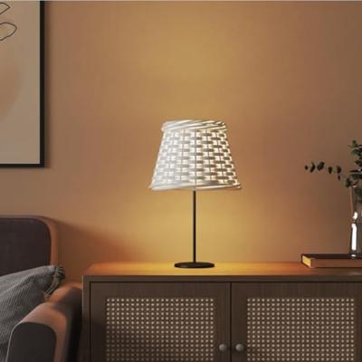 VidaXL Lampenkap ø15x12 cm wicker wit