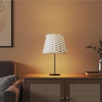 VidaXL Lampenkap ø15x12 cm wicker wit - thumbnail