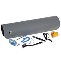 Quadrios ESD-bureaumatset Grijs (l x b) 650 mm x 500 mm - thumbnail