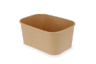 Maaltijdbak karton 1000ml Kraft Maaltijdbak karton 1000ml Kraft