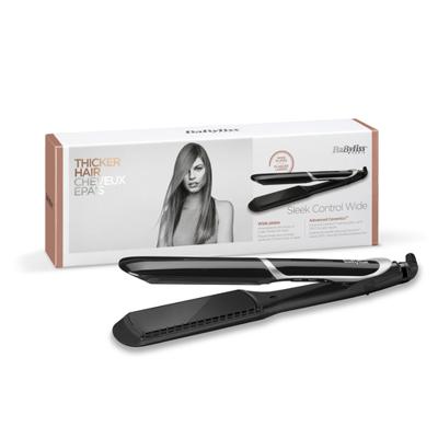 Babyliss ST397E Stijltang Sleek Control Wide Stijltang Zwart - thumbnail