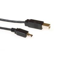 ACT SB2482 1.8m Mini-USB A USB B Zwart USB-kabel - thumbnail