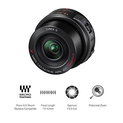 Panasonic MFT 14-42mm F/3.5-5.6 powerzoom ASPH zwart mega O.i.S. Lumix G X - thumbnail