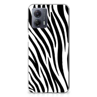 Motorola Moto G53 | TPU Hoesje | Zebra Motorola Moto G53 | TPU Hoesje | Zebra