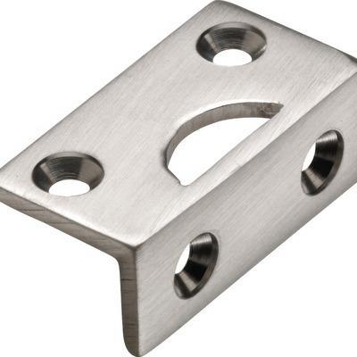 Hoeksluitplaat halfronde stang MMNO