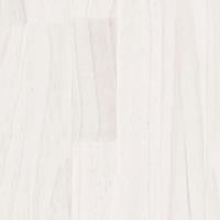 VidaXL Opbergrek 60x30x105 cm massief grenenhout wit - thumbnail