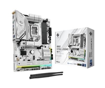 Asrock B860 Steel Legend WiFi Intel B860 LGA 1851 (Socket V1) ATX