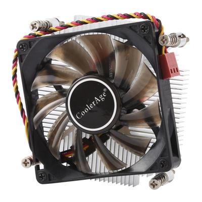 CoolerAge 1155-1U DC 12V 2000PRM 30.5cfm koperen kern Heatsink hydraulische rekening houdend met Cooling Fan CPU koelventilator voor Intel 775 1150 11