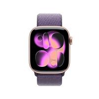 Apple Watch Band - Geweven sportbandje - 42 mm - Zachtpaars - Eén maat voor de meeste polsen - thumbnail