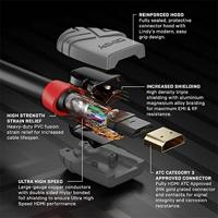 LINDY 36951 HDMI-kabel Aansluitkabel HDMI-A-stekker, HDMI-A-stekker 0.50 m Zwart 8K UHD - thumbnail
