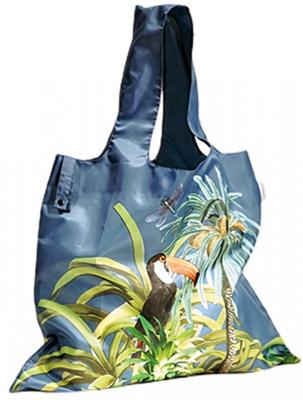 Cedon Boodschappentas Toekan 50 X 42 Cm Polyester Blauw/groen