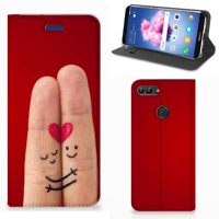 Huawei P Smart Hippe Standcase Liefde - Origineel Romantisch Cadeau - thumbnail