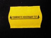 Etiket 2516 geel perm 2slit Tenminste ho - thumbnail