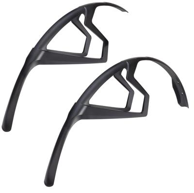 Polisport Spatbordset 28" r-mud 32mm - zwart