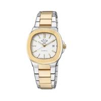 GV2 Automatic Men&apos;s Potente White Dial Two Tone Gold Bracelet Watch 18103 Heren Horloge - thumbnail