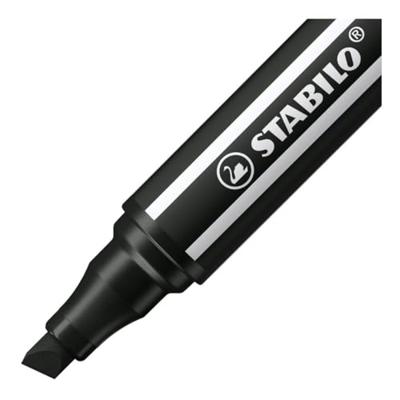 STABILO pen 68 max viltstift met dikke beitelpunt zwart
