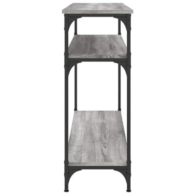 Wandtafel 100x29x75 cm bewerkt hout grijs sonoma eikenkleurig Wandtafel 100x29x75 cm bewerkt hout grijs sonoma eikenkleurig