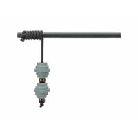 TRIXIE KATTENSPEELGOED SPEELHENGEL MET HALTER CITYSTYLE VILT / HOUT 40 CM - thumbnail