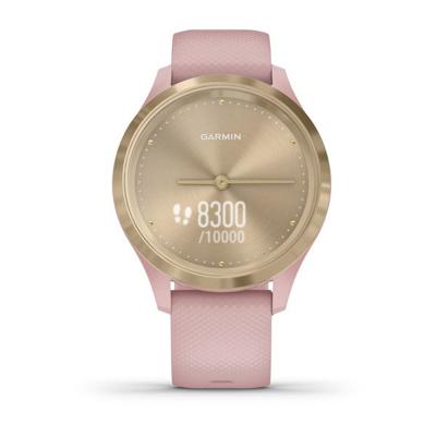Garmin vivomove 3S Sport Champagne-Rose, Silicone Smartwatch Roze