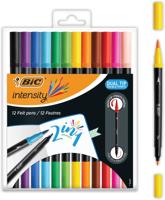 Kleurstift bic intensity dual-tip assorti - thumbnail