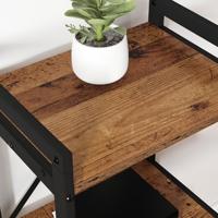 Boekenkast Oud hout 40 x 30 x 83 cm Bewerkt hout - thumbnail