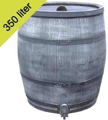 Roto kunststof regenton 350 liter grijs - thumbnail