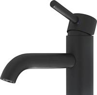 Ben Lavion verhoogde wastafelkraan mat zwart - thumbnail