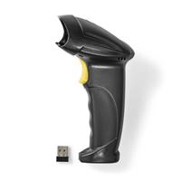 Nedis Barcodescanner | Laser | Draadloos | 1D Lineair | USB-dongle | 1 stuks - BSCNW1D100BK BSCNW1D100BK - thumbnail