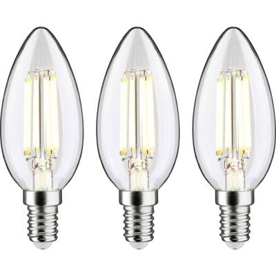 Paulmann 29199 LED-lamp Energielabel A (A - G) E14 Kaars 2.5 W Warmwit (Ø x h) 35 mm x 98 mm 3 stuk(s)