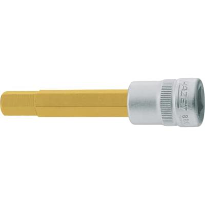 HAZET Dopsleutelbitset 8801/6 - 3/8 inch (10 mm) vierkant hol - Binnen-zeskant-profiel - 6-delig - 4 - 10