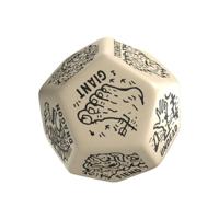Viridian Jumbo Dice Monster Generator Die D12 Beige - thumbnail
