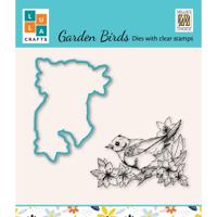 Nellie's Choice • cutting die & clear stamp garden birds kleine vogel - thumbnail